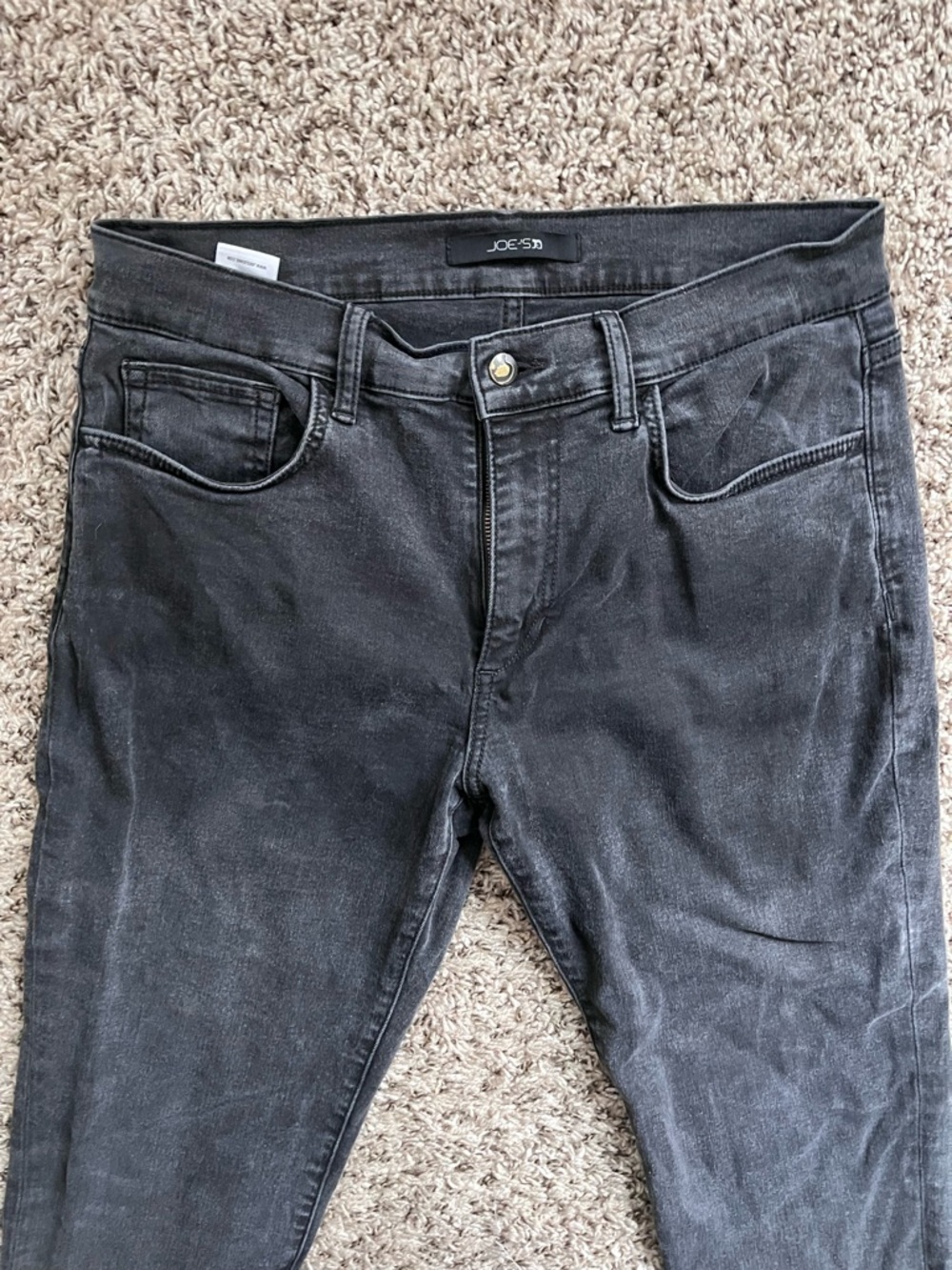 Joe's‎ Jeans Faded Black Straight Leg Denim Pants Size 32